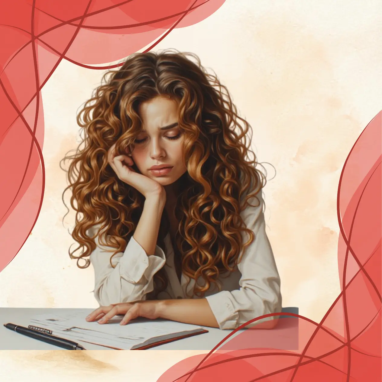 Loss of meaning at work, loss of direction, career doubts, and professional failure leading to a stuck situation.